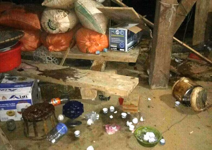 Hiện trường ngôi nhà nơi xảy ra sự việc