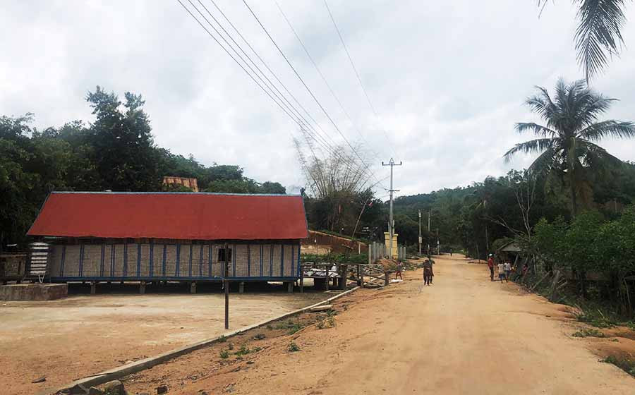  Một góc xã Đak Tơ Pang hôm nay. Ảnh: N.T