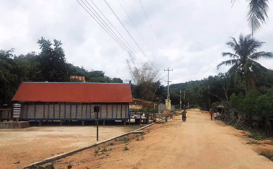  Một góc xã Đak Tơ Pang hôm nay. Ảnh: N.T