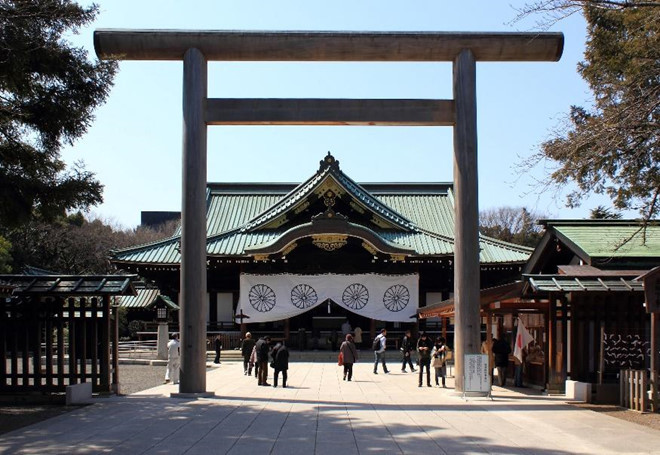Đền Yasukuni cũng là nơi lưu trữ những hiện vật chiến tranh. - Ảnh: Wikipedia