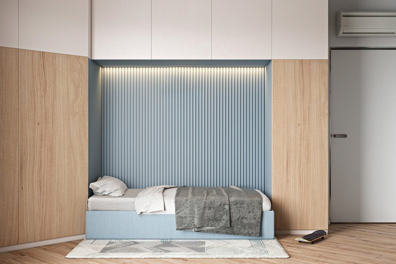 Trong khi phòng ngủ khác lại được trang trí như một cái hang.