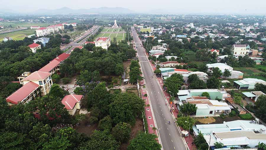 Thị trấn Phú Thiện. Ảnh: P.N Thị trấn Phú Thiện. Ảnh: P.N