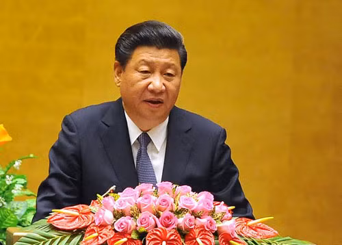 Ông Tập Cận Bình phát biểu tại Quốc hội Việt Nam.