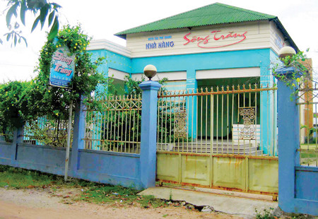 Một cơ sở xây dựng trái phép, sử dụng đất thuê sai mục đích trên địa bàn phường Nhơn Phú (TP Quy Nhơn). Một cơ sở xây dựng trái phép, sử dụng đất thuê sai mục đích trên địa bàn phường Nhơn Phú (TP Quy Nhơn).