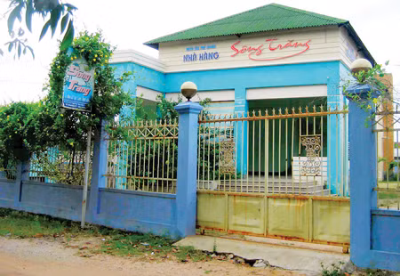 Một cơ sở xây dựng trái phép, sử dụng đất thuê sai mục đích trên địa bàn phường Nhơn Phú (TP Quy Nhơn).