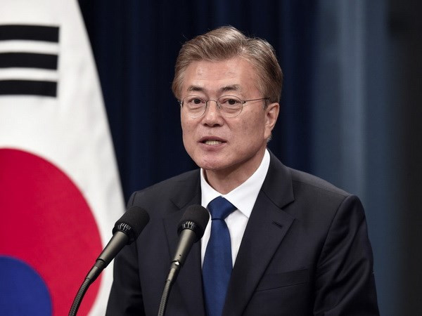 Tổng thống Hàn Quốc Moon Jae-in.