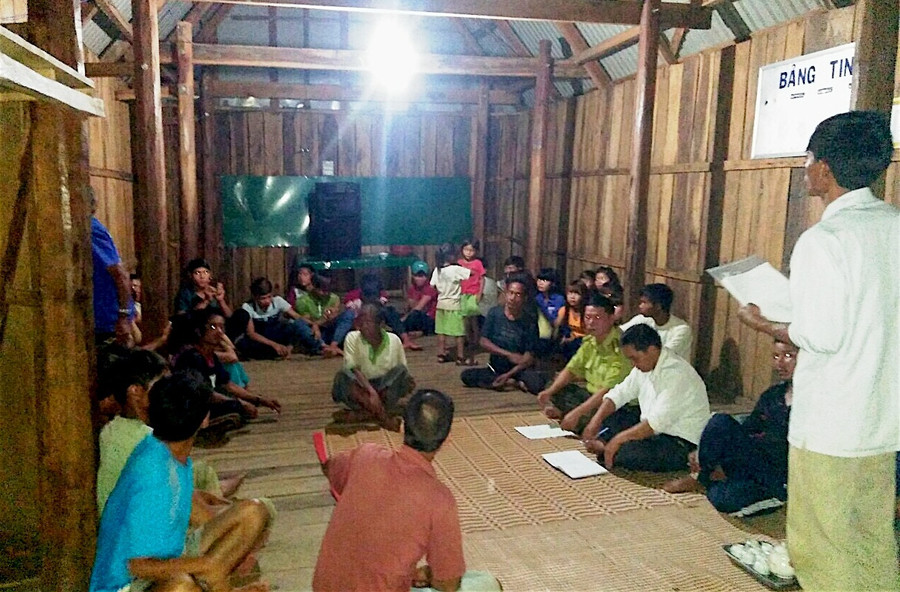 ích cực vận động người dân chung tay trong công tác quản lý, bảo vệ và phát triển rừng. Ảnh: Trần Dung