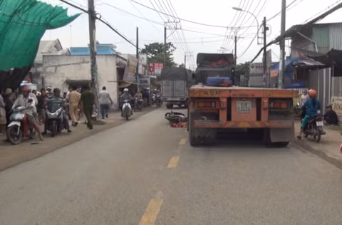 Hiện trường vụ tai nạn giao thông Hiện trường vụ tai nạn giao thông