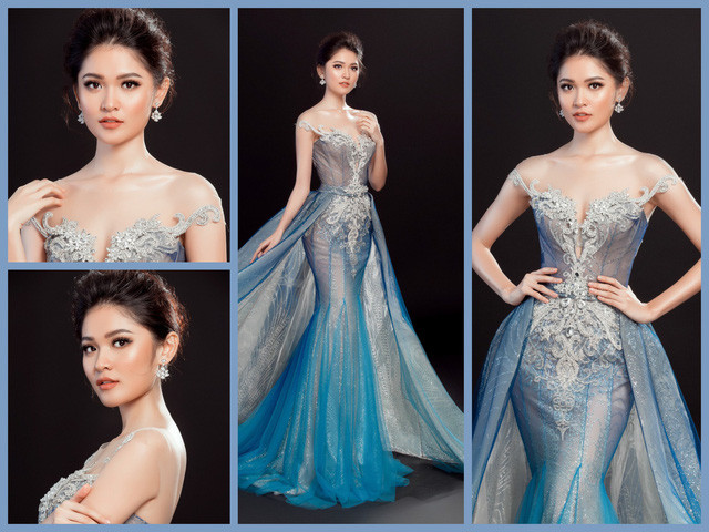 Thùy Dung và trang phục dạ hội cho chung kết Miss International 2017