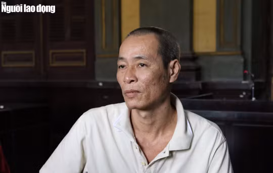 Bị cáo Huỳnh Văn Nghĩa tại phiên tòa.