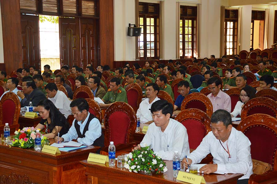  Đại biểu cán bộ tham gia tập huấn. Ảnh: Thanh Nhật