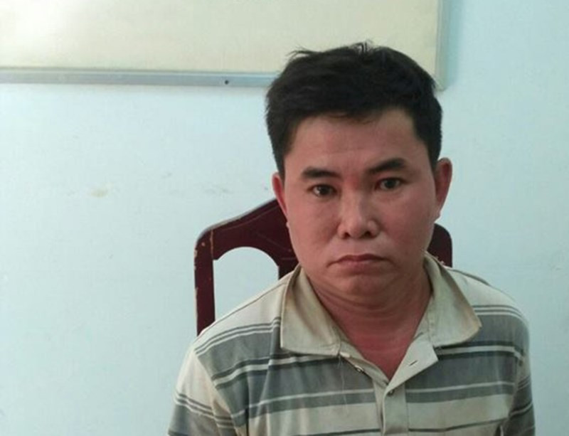 Nghi can tại công an. Nghi can tại công an.