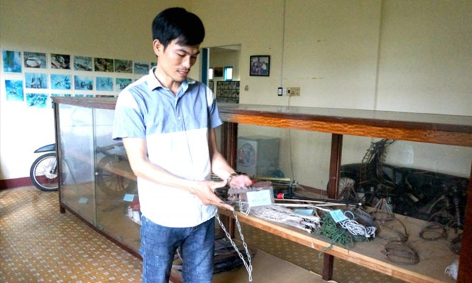 Các loại bẫy được thu giữ tại vườn Quốc gia Yok Đôn. Các loại bẫy được thu giữ tại vườn Quốc gia Yok Đôn.