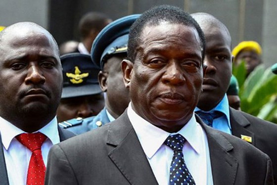 Ông Mnangagwa (hàng trước). Ảnh: Getty.