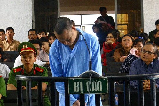  Lê Viết Bảo tại phiên tòa sơ thẩm