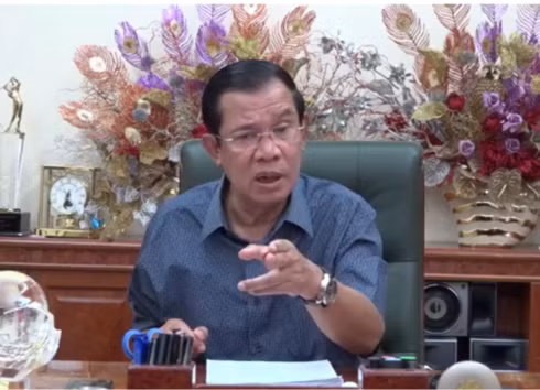 Thủ tướng Campuchia Hun Sen.