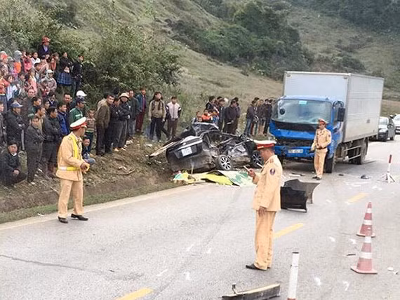 Hiện trường vụ tai nạn