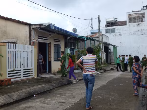 Nơi phát hiện thi thể người đàn ông.