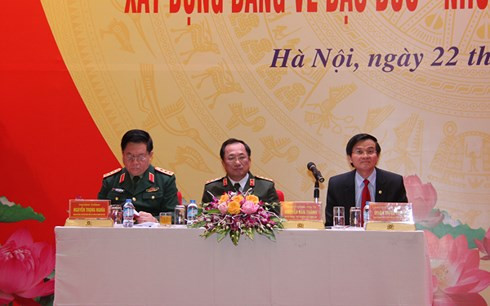 Hội thảo cấp quốc gia: “Xây dựng Đảng về đạo đức-Những vấn đề lý luận và thực tiễn”. Hội thảo cấp quốc gia: “Xây dựng Đảng về đạo đức-Những vấn đề lý luận và thực tiễn”.