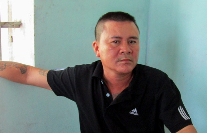 Bị can Lê Quang Tuấn tại cơ quan công an. Bị can Lê Quang Tuấn tại cơ quan công an.