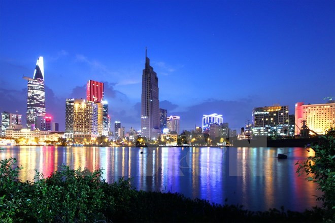 Một góc trung tâm Thành phố Hồ Chí Minh. Một góc trung tâm Thành phố Hồ Chí Minh.