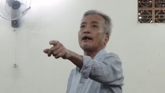  Bị cáo Nguyễn Đào nhiều lần không giữ được bình tĩnh tại phiên tòa.