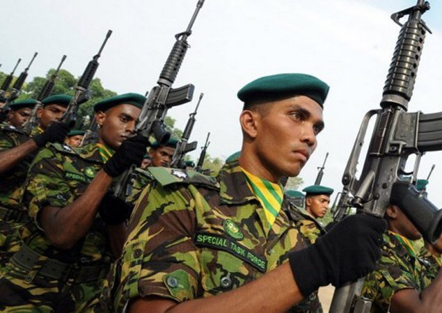 Quân đội Sri Lanka. (Nguồn: therepublicsquare.com)