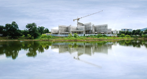 Dự án Viettel Offsite Studio, dự kiến hoàn thiện vào cuối năm 2017. (Ảnh do Công ty TNHH Võ Trọng Nghĩa cung cấp)