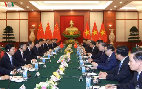 Tổng Bí thư Nguyễn Phú Trọng hội đàm với Tổng Bí thư, Chủ tịch Trung Quốc Tập Cận Bình