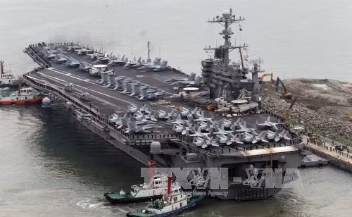 Tàu sân bay hạt nhân Mỹ USS John C. Stennis.