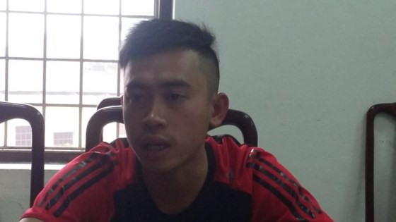  Dương Đức Huy tại cơ quan công an