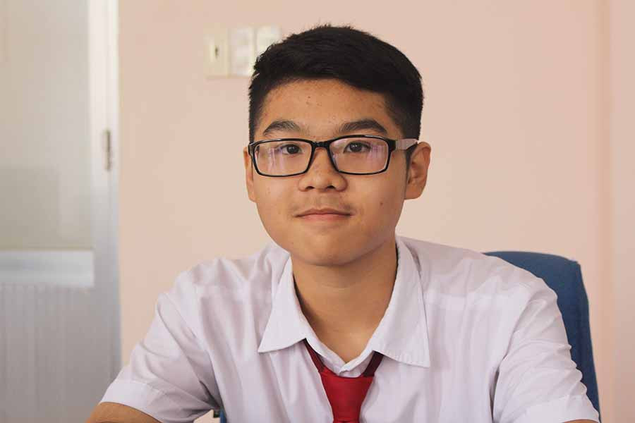 Em Cao Võ Nhật Minh. Ảnh: Nguyễn Giang Em Cao Võ Nhật Minh