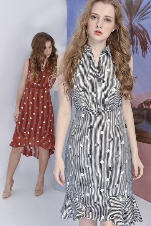  Chấm bi là một trong những kiểu họa tiết bạn không cần phải e ngại khi diện 