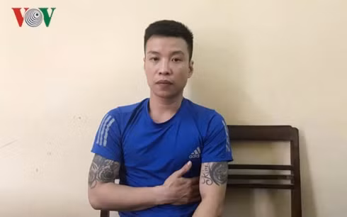 Một đối tượng tại cơ quan điều tra.