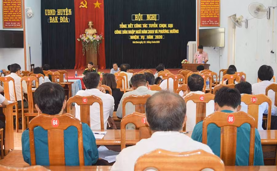 Quang cảnh buổi tổng kết. Ảnh: Hà Tây