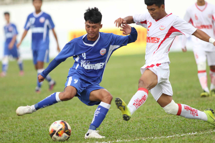 U19 HA.GL thể hiện một bộ mặt chưa thực sự thuyết phục. Ảnh: Văn Ngọc U19 HA.GL thể hiện một bộ mặt chưa thực sự thuyết phục. Ảnh: Văn Ngọc