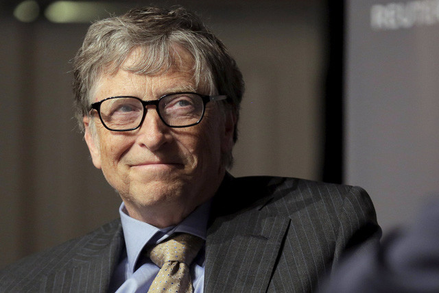 Bill Gates phát biểu tại một thảo luận về phát triển do Reuters tổ chức ở Washington, Mỹ vào năm 2016 - Ảnh: REUTERS Bill Gates phát biểu tại một thảo luận về phát triển do Reuters tổ chức ở Washington, Mỹ vào năm 2016 - Ảnh: REUTERS