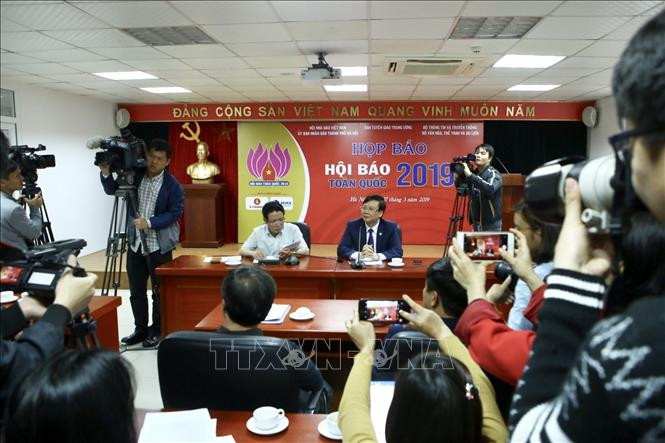 Quang cảnh họp báo. Ảnh: Minh Quyết/TTXVN