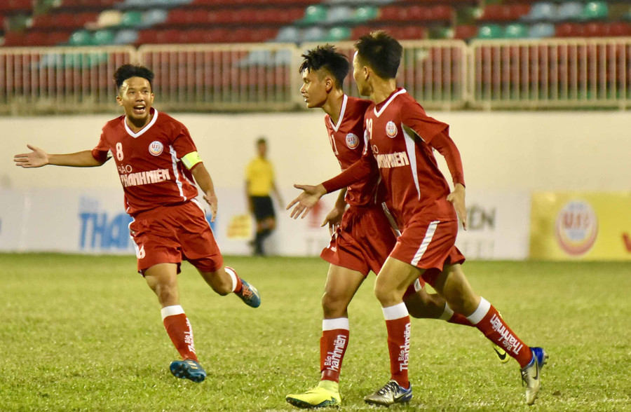 U19 B.Bình Dương đã có chiến thắng nghẹt thở. Ảnh: Văn Ngọc 