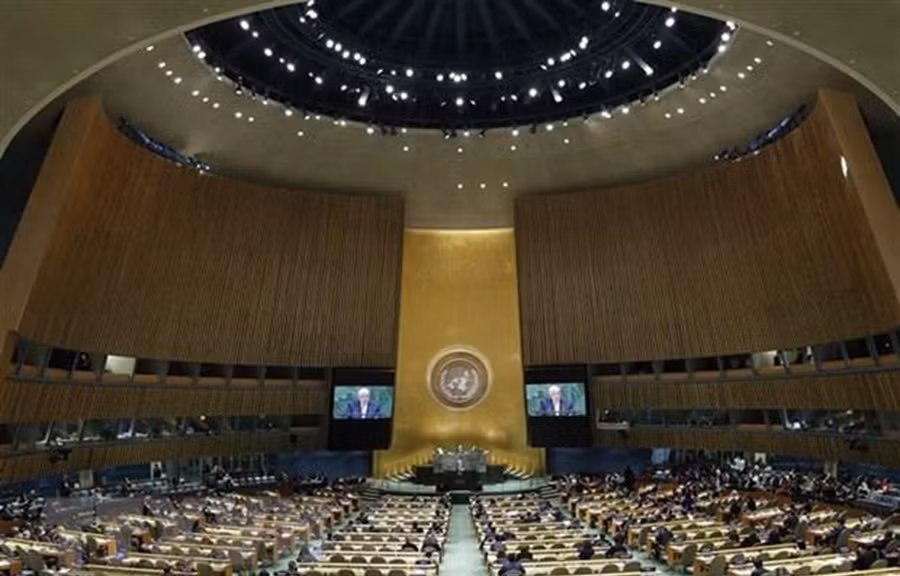  Một phiên họp của Liên hợp quốc ở New York, Mỹ. (Ảnh: THX/TTXVN)