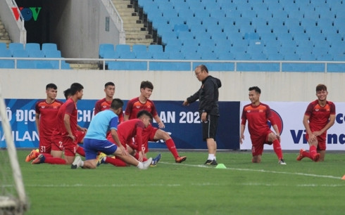 Thầy trò HLV Park Hang sẽ hoàn thành mục tiêu giành trọn 3 điểm trước U23 Brunei trong trận mở màn Vòng loại U23 châu Á 2020? (Ảnh: Nguyên Hà).