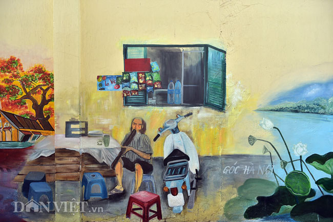 Khung cảnh yên bình của một góc Hà Nội.