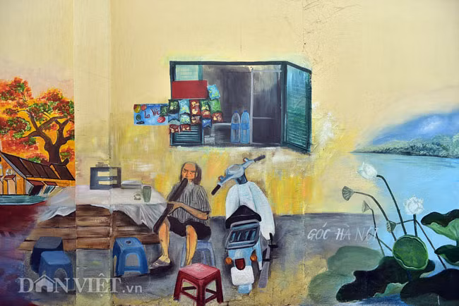 Khung cảnh yên bình của một góc Hà Nội.