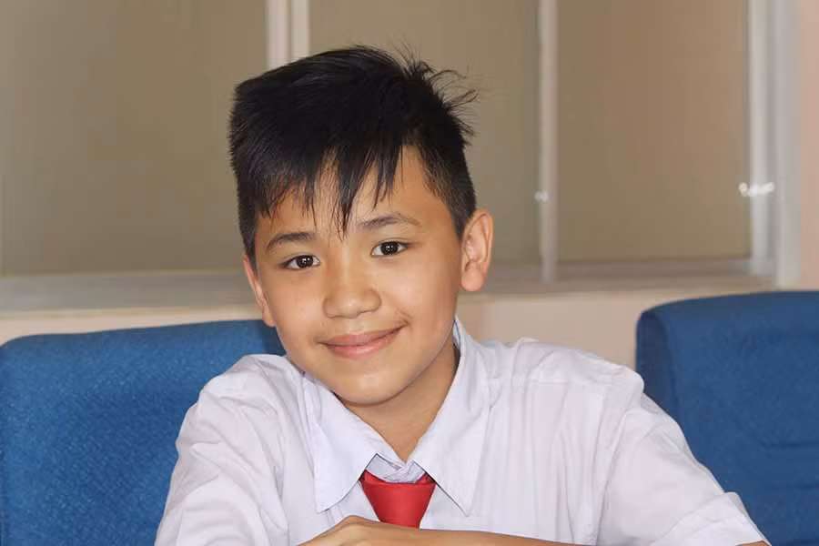 Em Nguyễn Quang Tùng. Ảnh: Nguyễn Giang