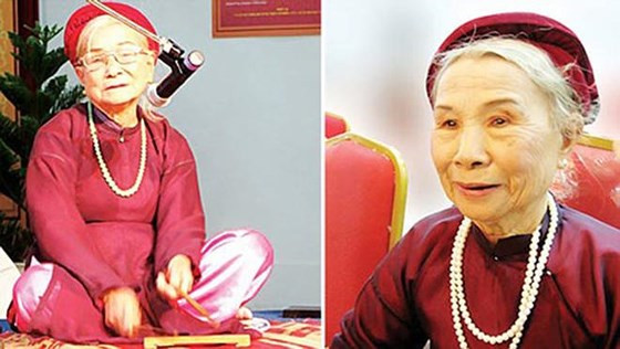  Hai nghệ nhân của ca trù Chanh thôn được phong tặng danh hiệu Nghệ nhân nhân dân đợt 1