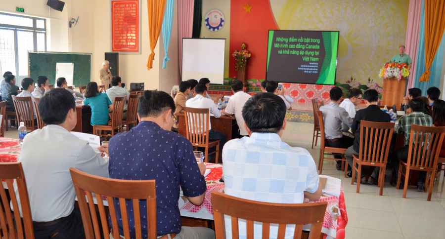 Quang cảnh khóa tập huấn. Ảnh: Đinh Yến