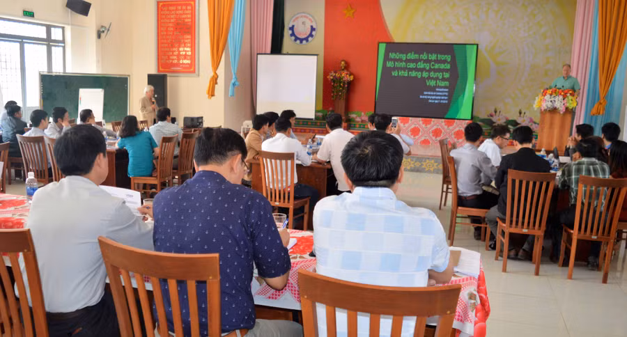 Quang cảnh khóa tập huấn. Ảnh: Đinh Yến