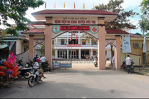 Bệnh viện Đa khoa huyện Đức Thọ, nơi ông Lý công tác. Ảnh: Đ.H Bệnh viện Đa khoa huyện Đức Thọ, nơi ông Lý công tác. Ảnh: Đ.H