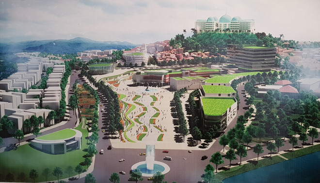 Phối cảnh quy hoạch chi tiết khu trung tâm Hòa Bình (Đà Lạt) Phối cảnh quy hoạch chi tiết khu trung tâm Hòa Bình (Đà Lạt)