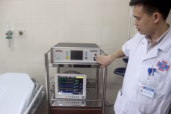 Hệ thống đốt u bằng sóng viba tại BV K